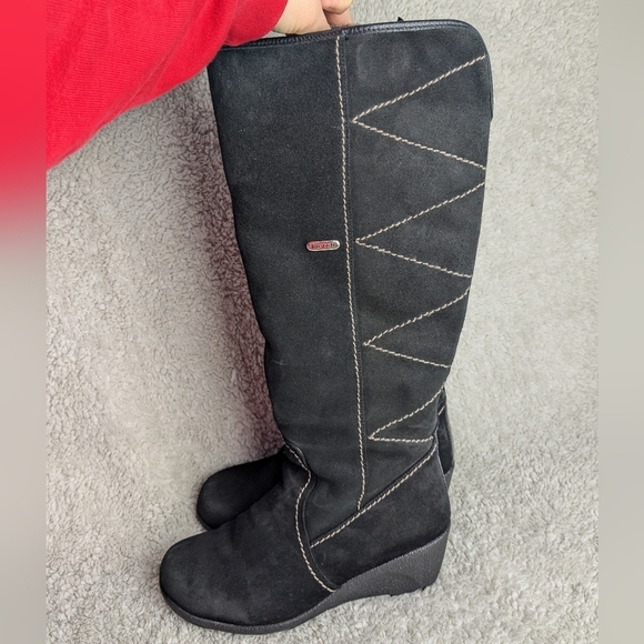 PAJAR Vintage Black suede winter boots size 8 Super warm and comfy! - Picture 4 of 14